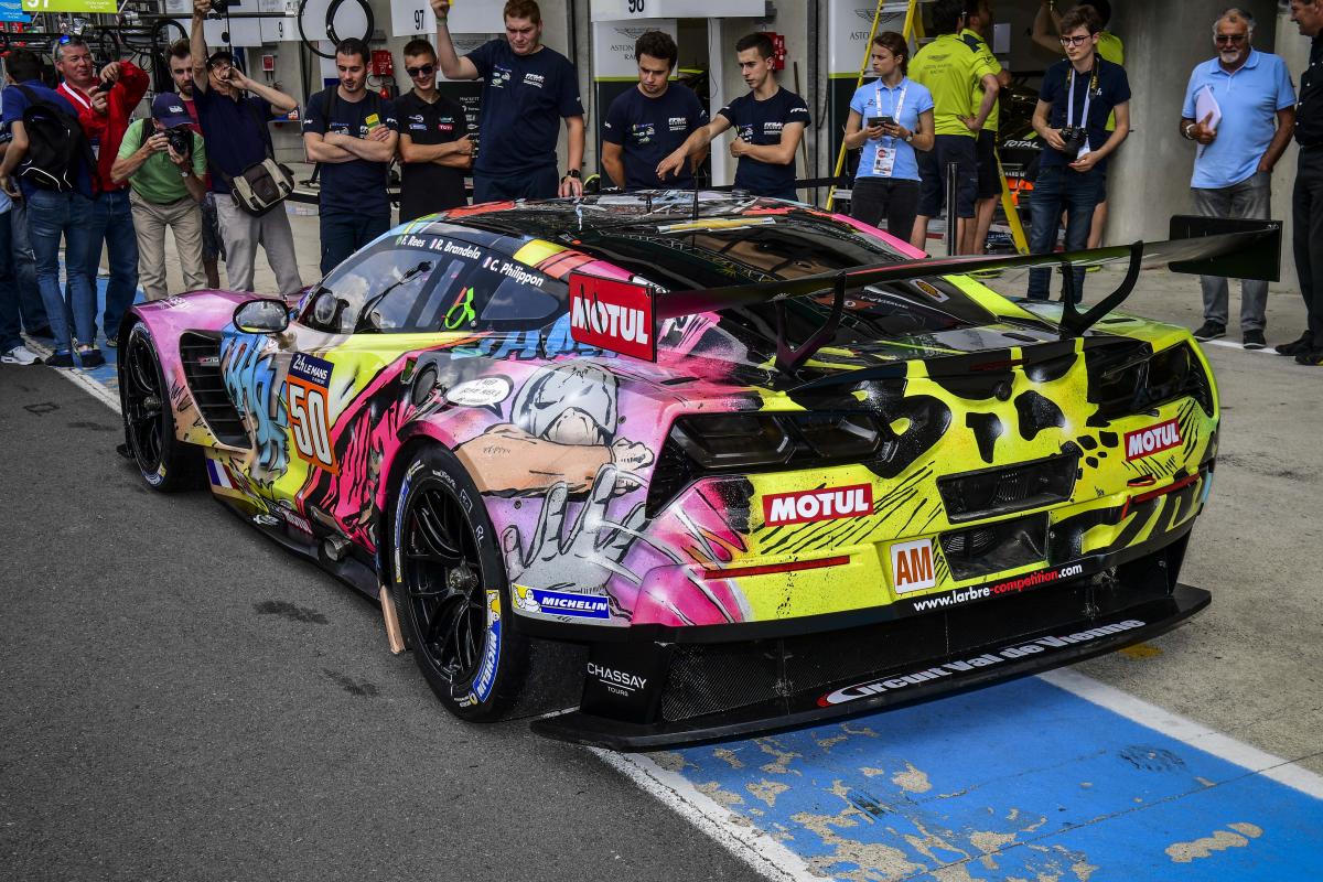 CORVETTE C7 R ART CAR 24 HEURES DU MANS 2017 - Larbre Competition