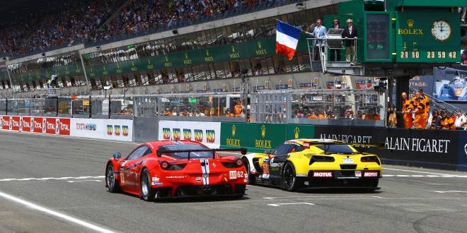 Départ 24 Heures du Mans 2015